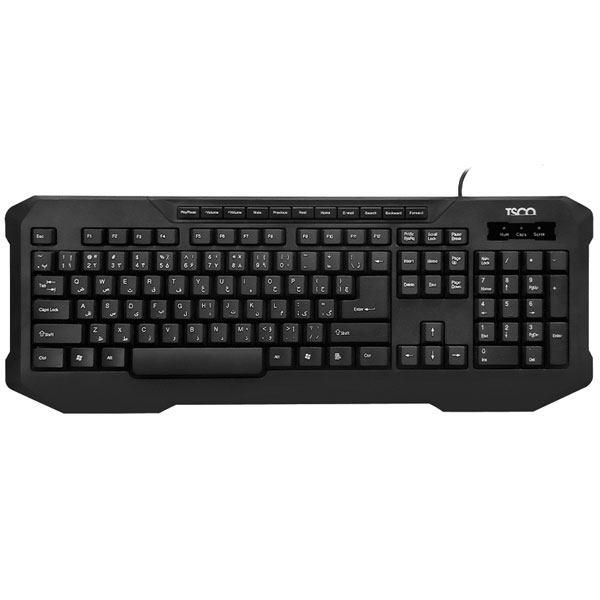 کیبورد تسکو مدل TK 8034 TSCO TK 8034 Keyboard With Persian Letters